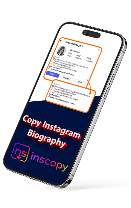 inscopy Copy Instagram Bio Tool
